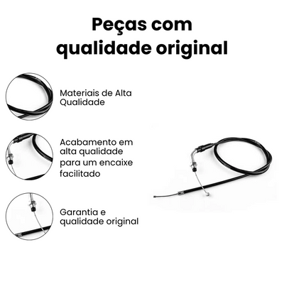 Cabo Acelerador Honda CG 150 Job Titan Sport 04/08 - Imagem 3