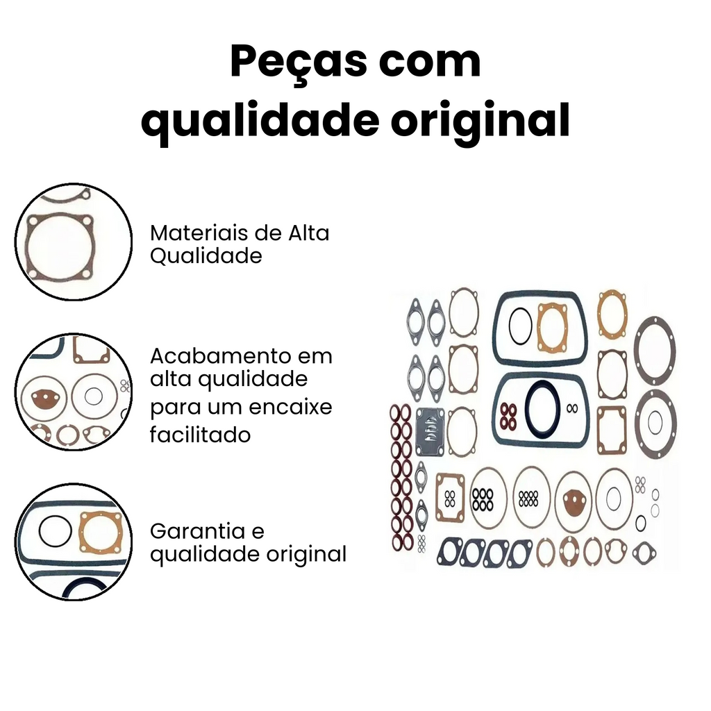 Jogo Junta Motor c/Retentor 111/112/113 81-07 - Imagem 3