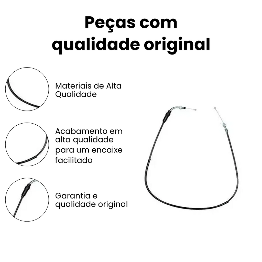 Cabo Acelerador Honda CG 160 Fan Titan 2016-2018 - Imagem 3