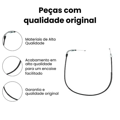 Cabo Acelerador Honda CG 160 Fan Titan 2015/18 - Imagem 3