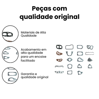 Jogo Junta Motor Sem Retentor Palio Strada (SABO) - Imagem 3