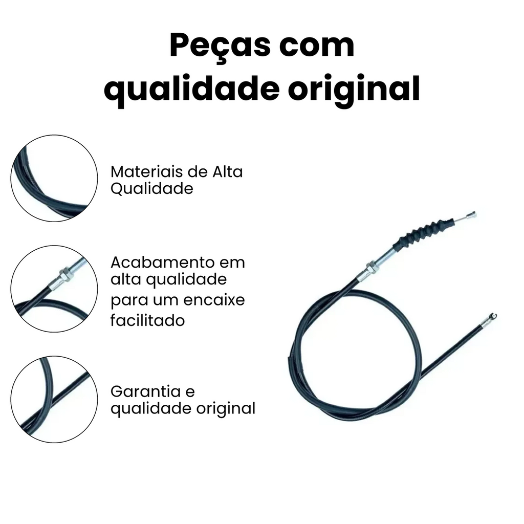 Cabo Embreagem Honda CG 150 Fan Titan 2004-2025 - Imagem 3