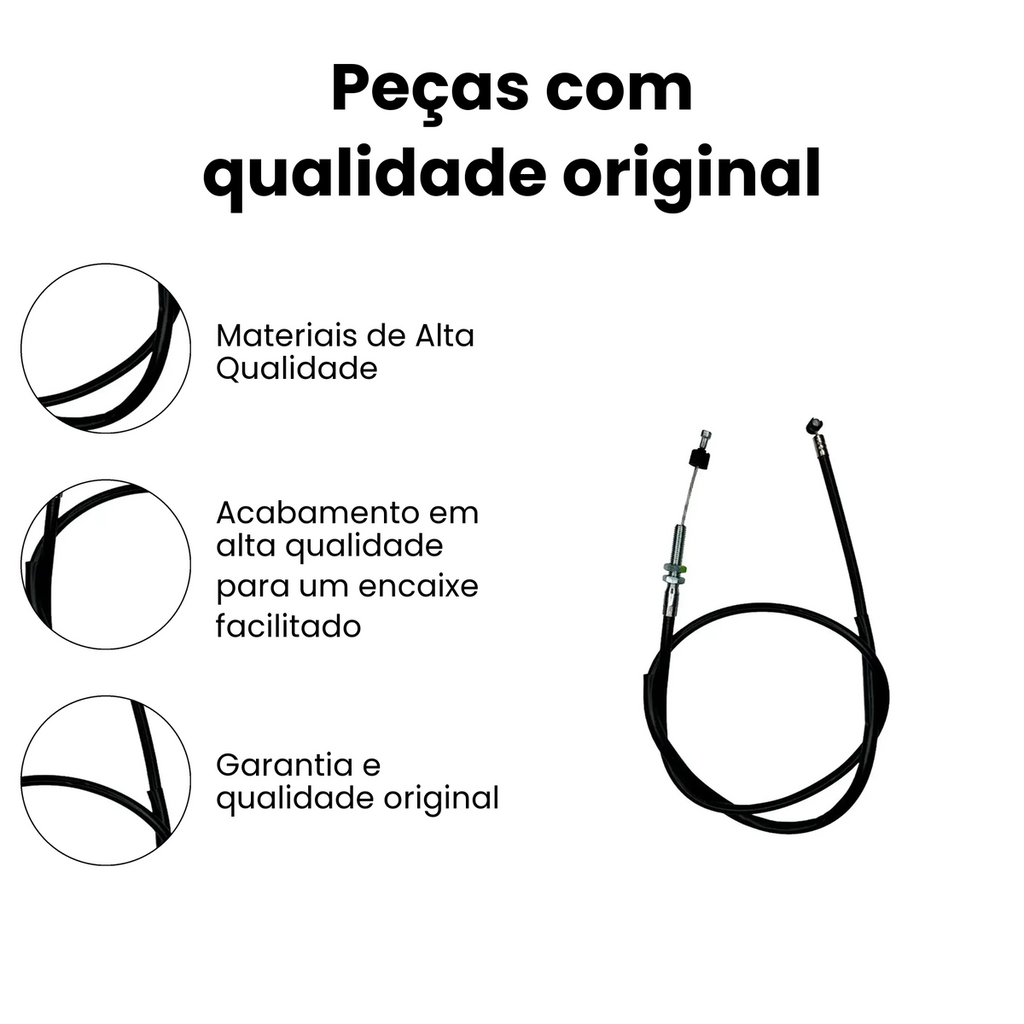 Cabo Embreagem Honda NXR 125 150 Bros 2013/15 - Imagem 3