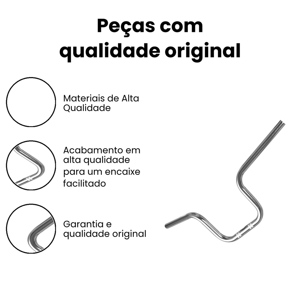 Guidão CG 150 Titan - COMETA MOTO - Imagem 3