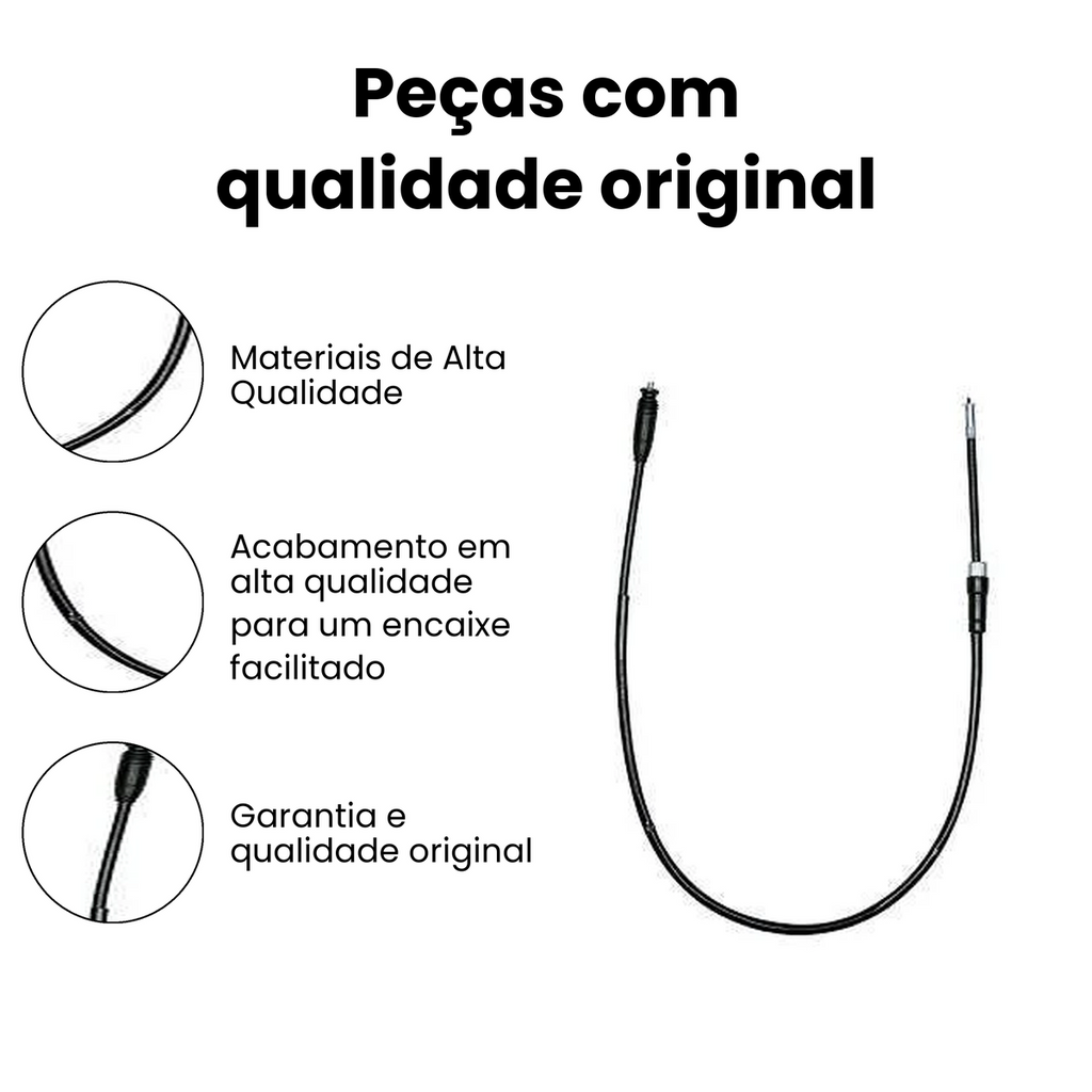 Cabo Velocímetro Honda NX 150 NX 200R IKS-80412 - Imagem 2