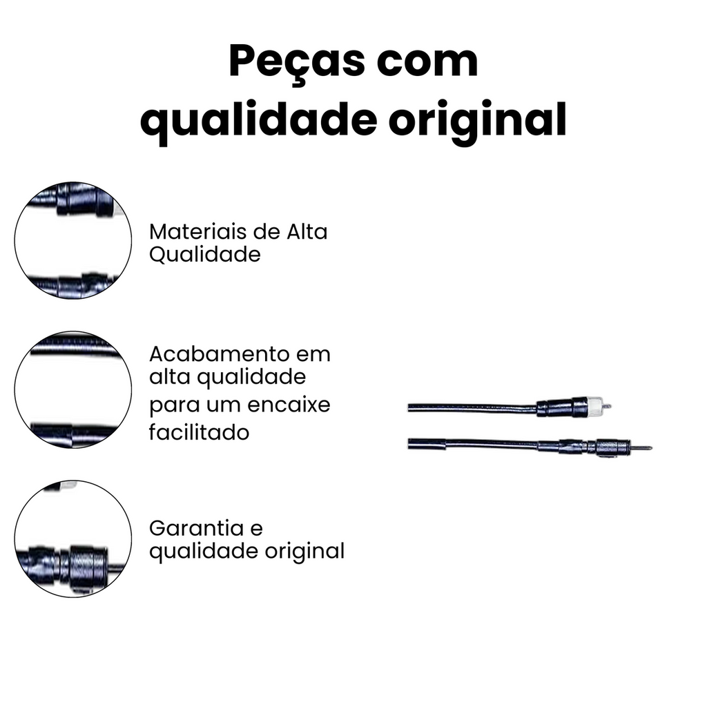Cabo Velocímetro IKS Honda CG 125/125i Fan 09/18 - Imagem 3