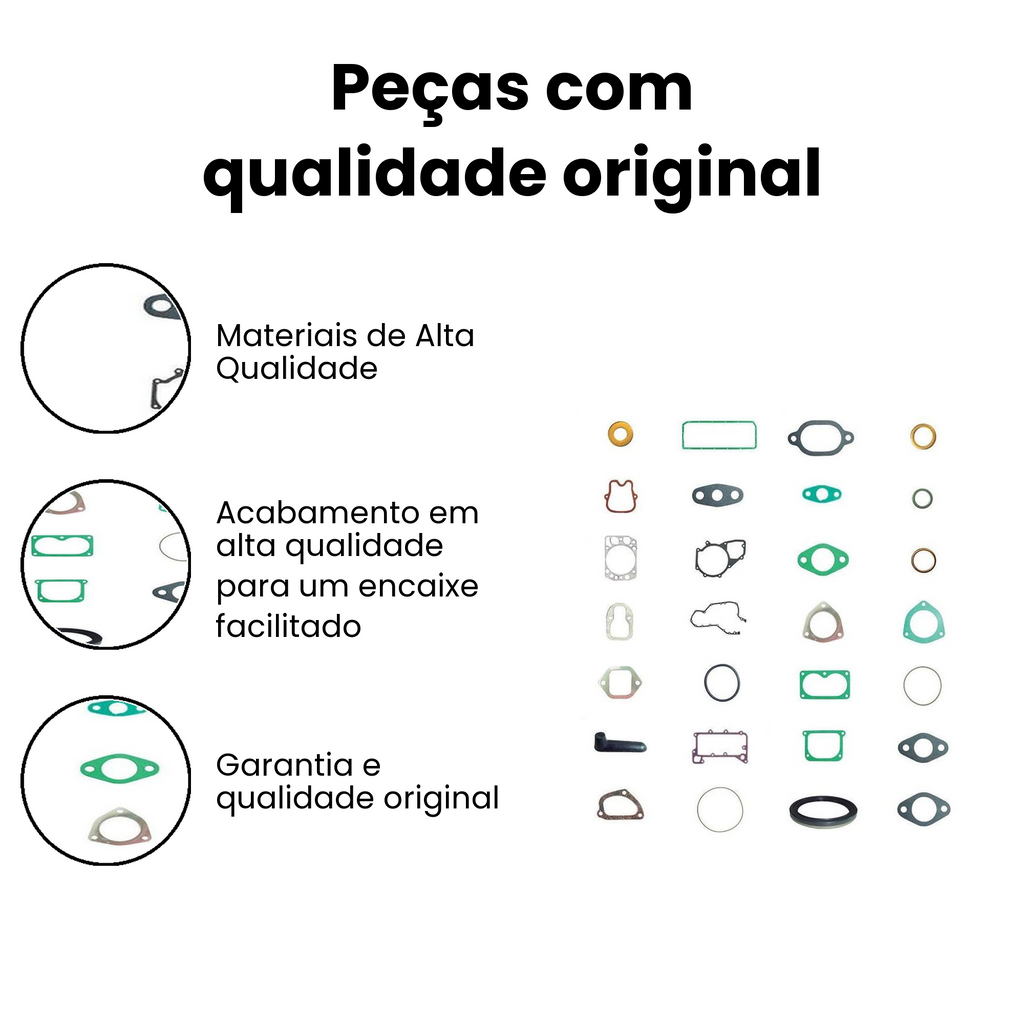 JOGO JUNTA MOTOR SEM RETENTOR Cargo 2000-2010 - Imagem 3