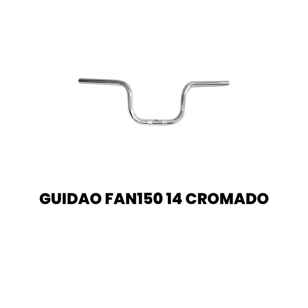 Guidão Fan 150 14 Cromado CG - Imagem 2