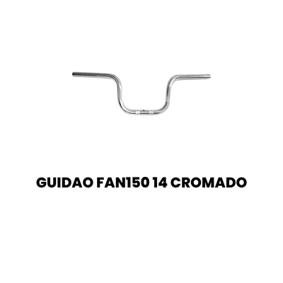 Guidão Fan 150 14 Cromado CG - Imagem 2