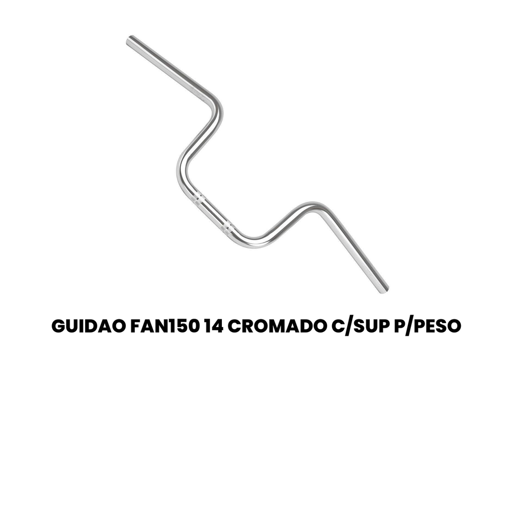 GUIDAO FAN150 14 CROMADO C/SUP P/PESO CG CG - Imagem 2