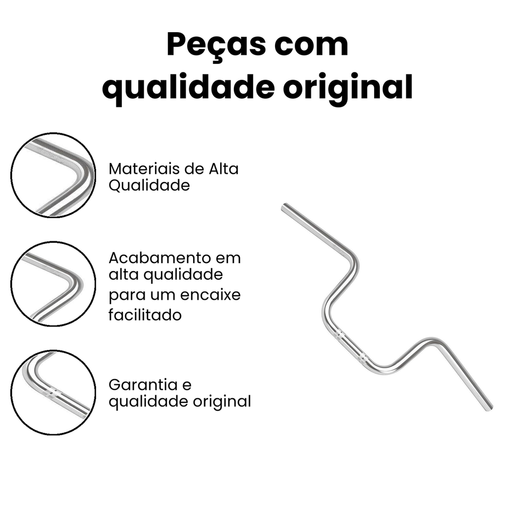 GUIDAO FAN150 14 CROMADO C/SUP P/PESO CG CG - Imagem 3