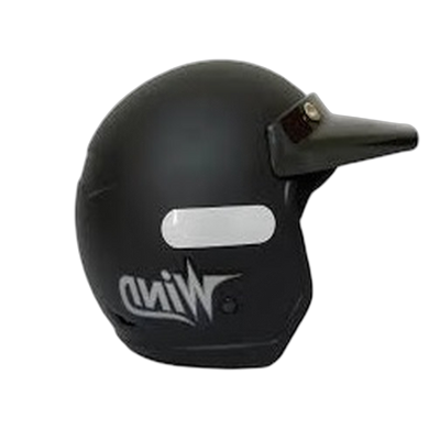 Wind New Concept Capacete Preto Fosco Tamanhos 56 58 - Imagem 1