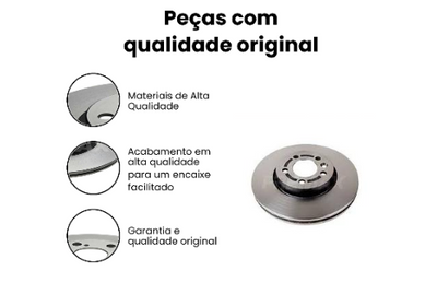 Disco de Freio Dianteiro Ventilado Volkswagen BD6384 - Imagem 3