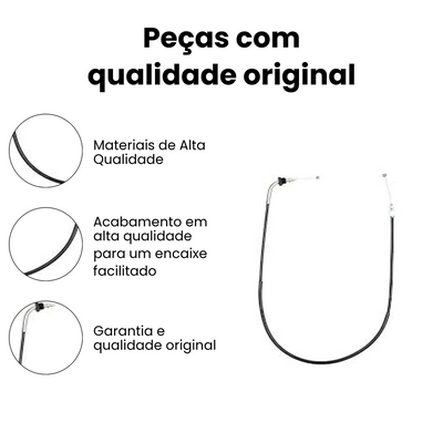 Cabo Acelerador YS 250 Fazer Yamaha 2012 a 2017 - Imagem 3