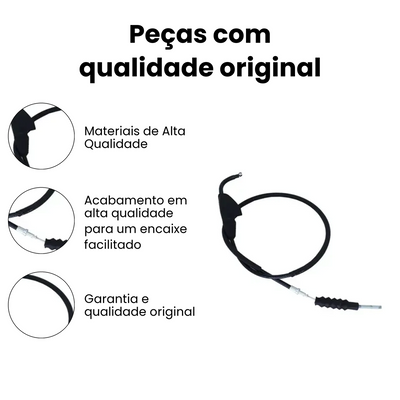 Cabo Embreagem Yamaha YBR 125 E Factor E Ed K 100cc 2000-201 - Imagem 3
