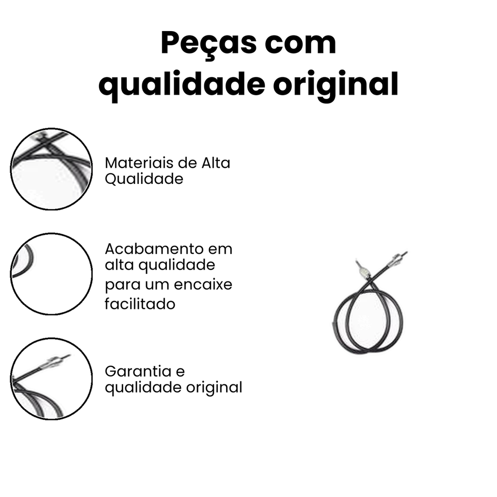 Cabo Velocímetro YBR 125 2002/2002 - IKS - Imagem 3