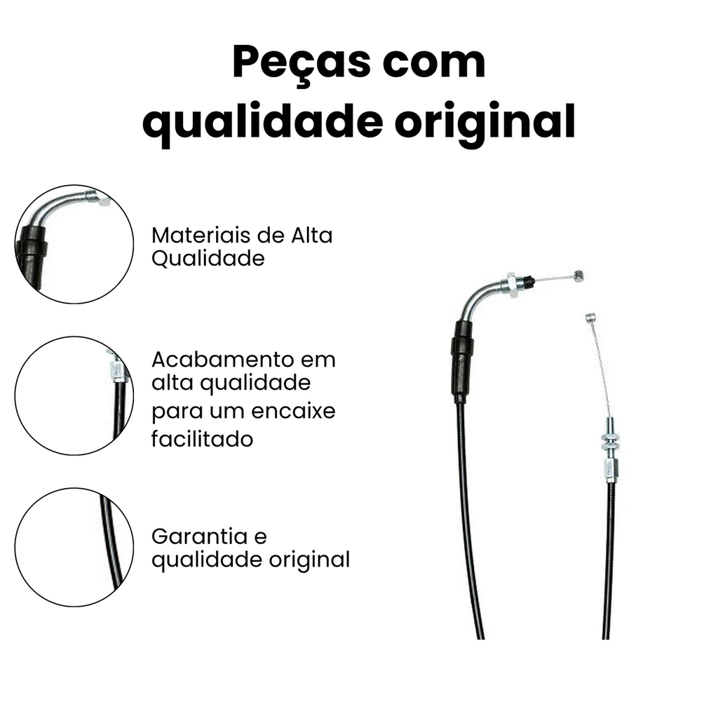 Cabo Velocímetro Yamaha YBR 125 Factor 2009/2016 - Imagem 3