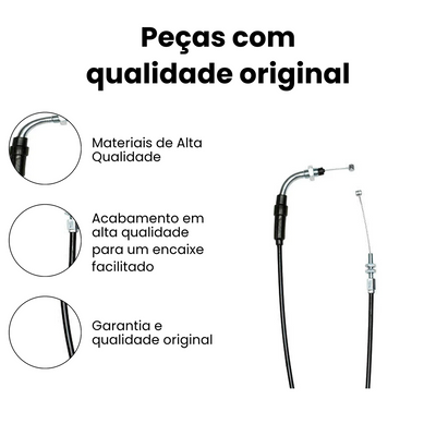 Cabo Velocímetro Yamaha YBR 125 Factor 2009/2016 - Imagem 3