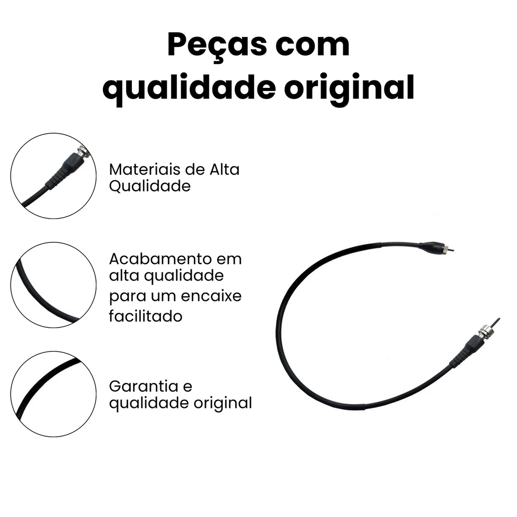 Cabo Velocímetro Yamaha YBR 125 Factor 2009-2016 - Imagem 3