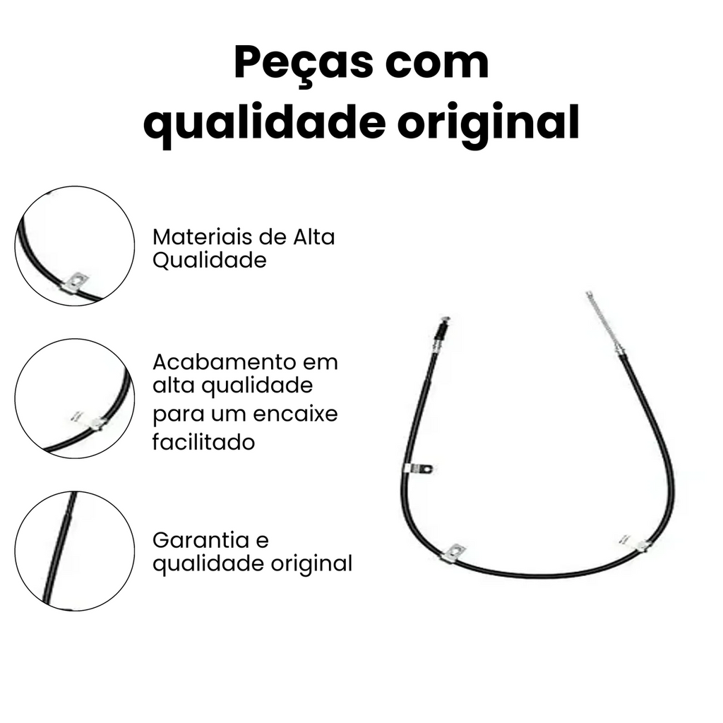 Cabo de Freio Mitsubishi Pajero TR4 - Imagem 3