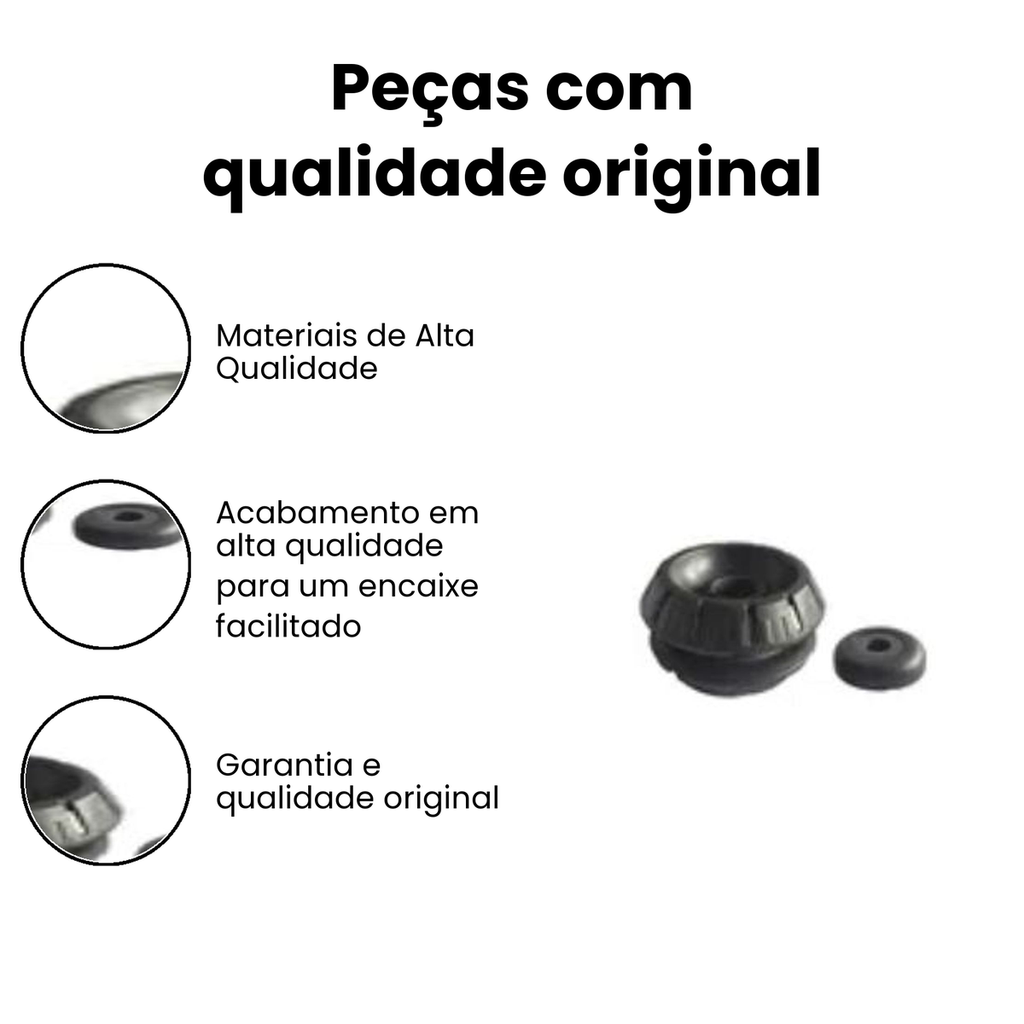 Coxim Amortecedor Dianteiro Sampel Versa/March (8292A) - Imagem 3