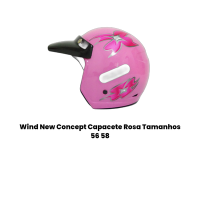 Wind New Concept Capacete Rosa Tamanhos 56 58 - Imagem 2