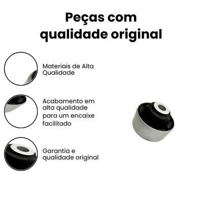 Bucha Bandeja Traseira Suspensão Dianteira CE - Imagem 3