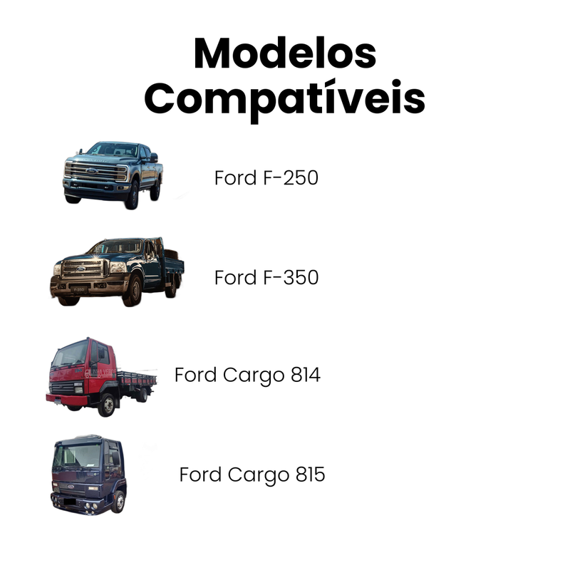 Correia Micro V Ford F-250 1995-2010 F-350 1998-2010 Cargo 8 - Imagem 4