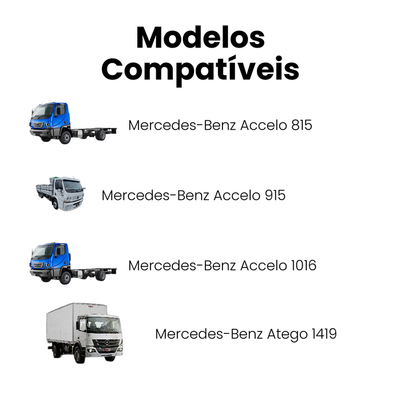 Correia Micro V Mercedes-Benz Atego 1315 1418 1518 1718 1725 - Imagem 4