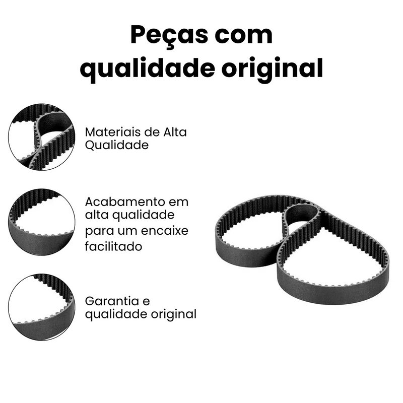 Correia Dentada Volkswagen Golf 1997-2003 Bora Jetta 1999-20 - Imagem 3