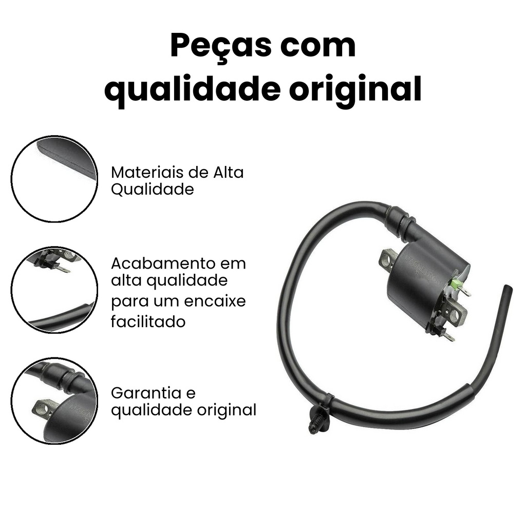 Bobina Ignição Biz 125 2009-2015 - Imagem 3