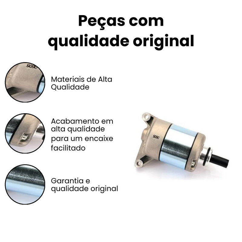 Motor Partida Honda Bros 150 06-15 Titan 150 04-15 CG 125 15 - Imagem 3