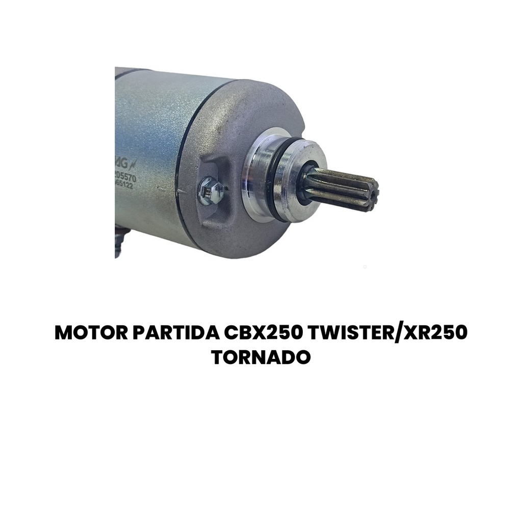 Motor de Partida CBX250 Twister XR250 Tornado - Imagem 2