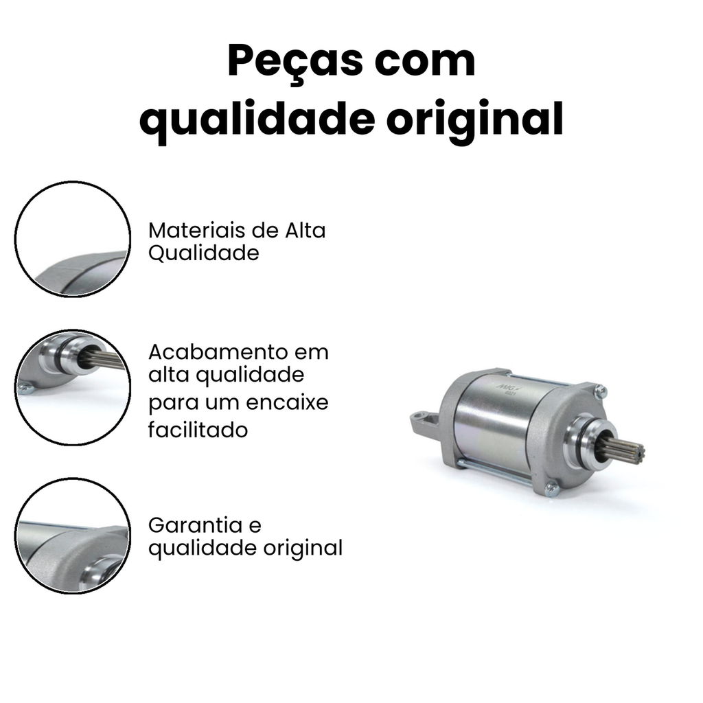 Motor Partida CB250F Twister 16/22 - Magnetron - Imagem 3