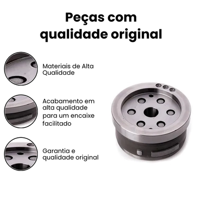 Volante Titan150 KS 04/08/BROS150 KS 06/08 - CG NXR - Imagem 3