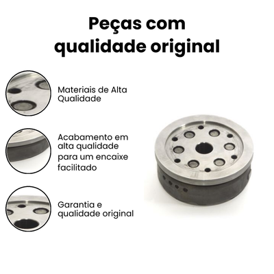 Volante BIZ 125 ES/BIZ 125+ 06/08 - MAGNETRON - Imagem 3