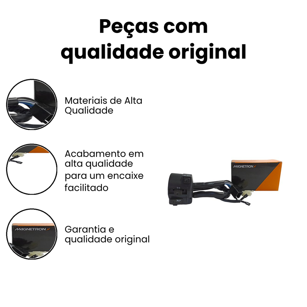 Chave de Luz Tornado 06/08 Esq. XR - MAGNETRON - Imagem 3