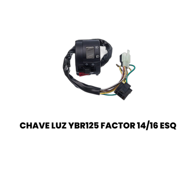 Chave de Luz YBR125 Factor 14/16 Esq. - Magnetron - YBR - Imagem 2