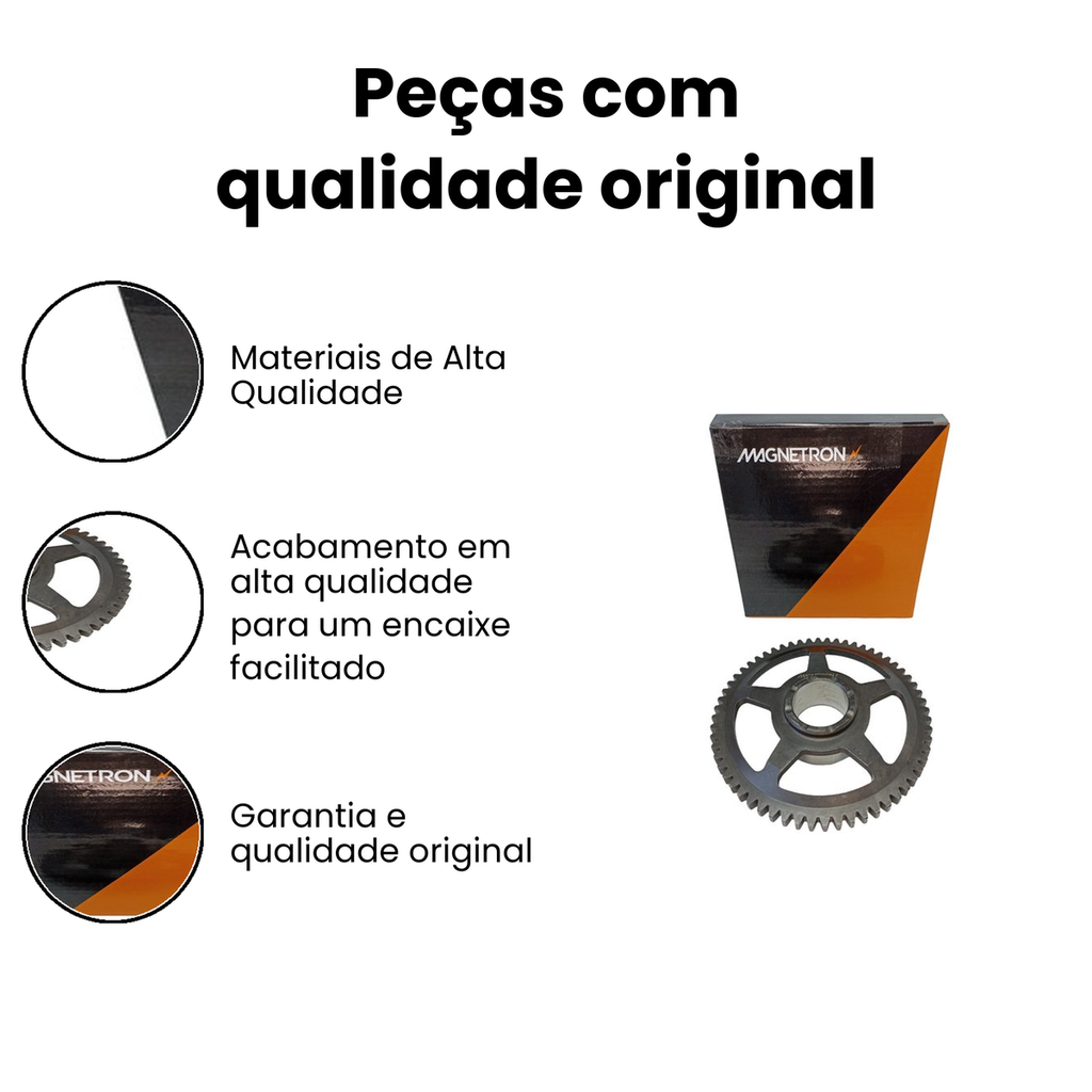 Engrenagem Embreagem Partida CB/XRE300 - Magnetron - Imagem 3
