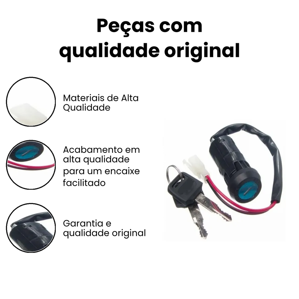 Chave Ignição Titan 125 Fan 05/08 CG CG - Imagem 3