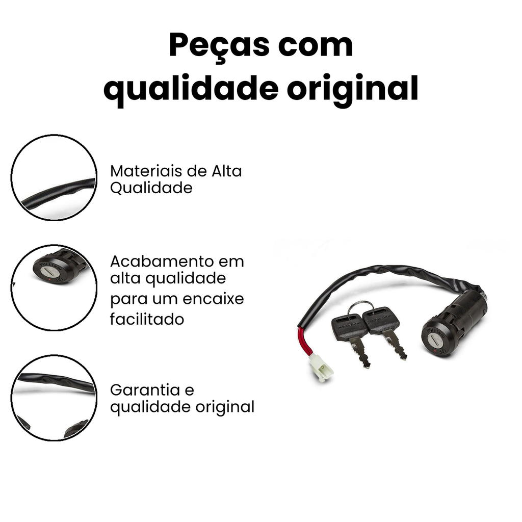 Chave Ignição CG125i Fan 09/18 - Magnetron - CG CG - Imagem 3