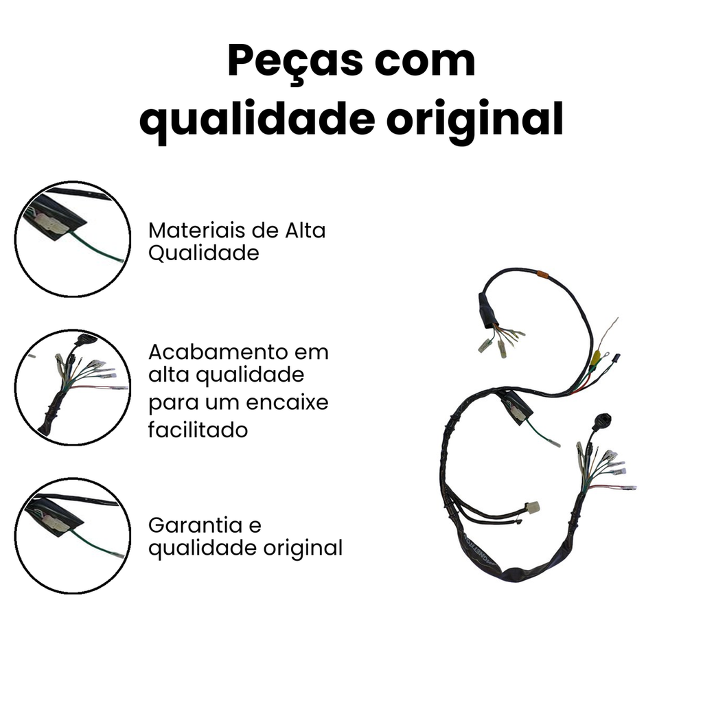 Chicote Fiação Principal CG125 Cargo 97/00 - MAGNETRON - Imagem 3