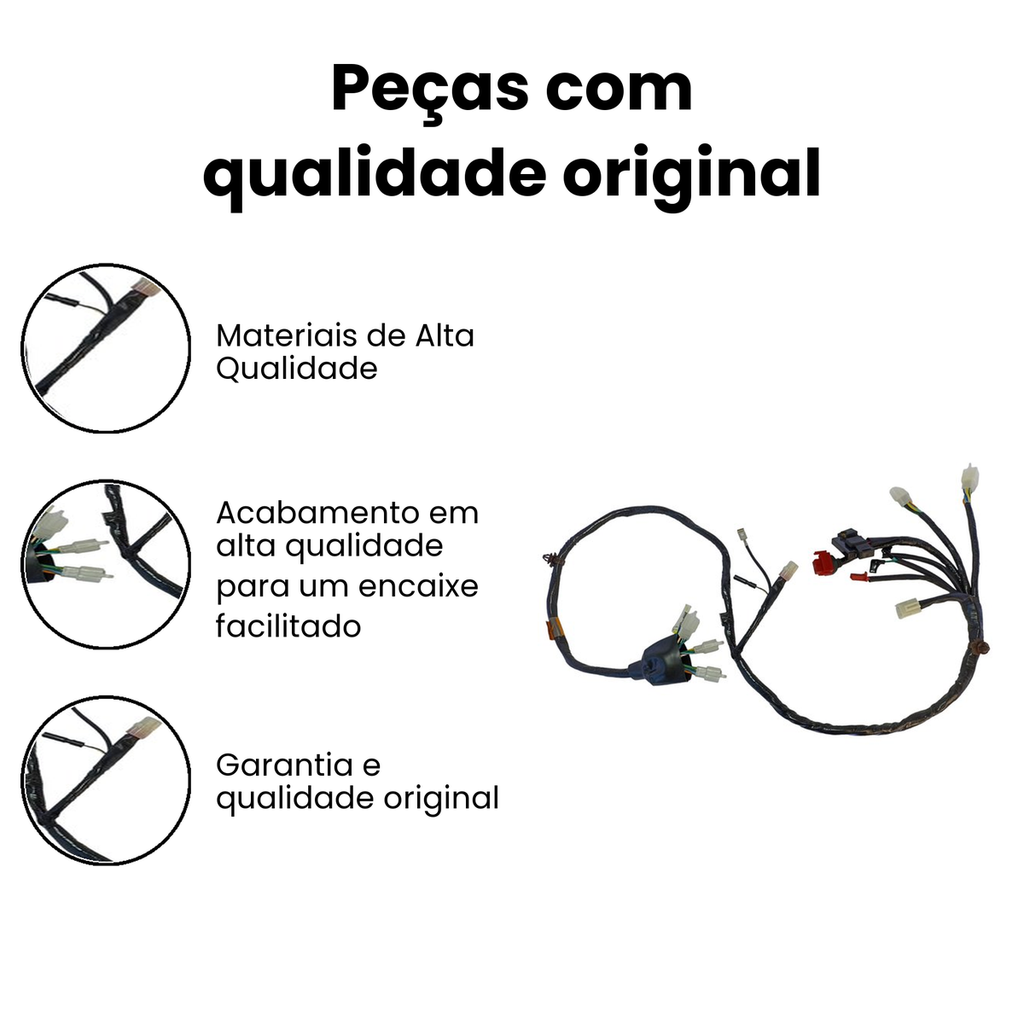 Chicote Fiação Principal Biz 125 ES 06/08 - Magnetron - Imagem 3