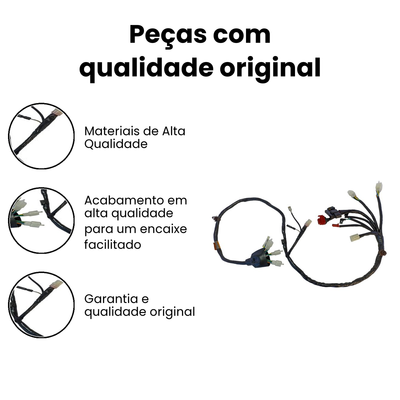 Chicote Fiação Principal Biz 125 ES 06/08 - Magnetron - Imagem 3