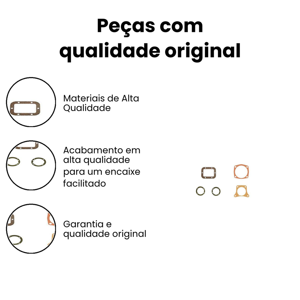 Jogo Junta Câmbio s/ Retentor Sabó F-4000 - Imagem 3