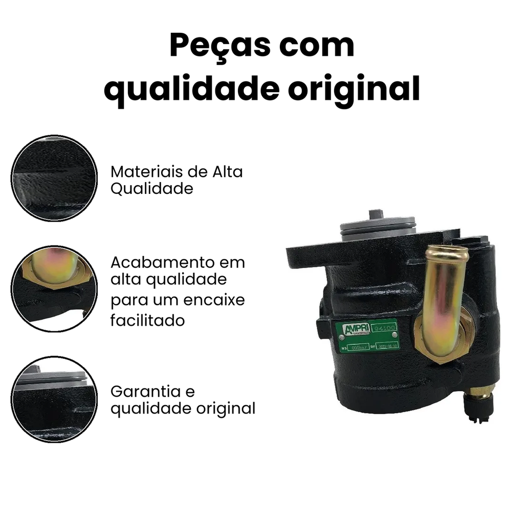 Bomba de Direção Hidráulica AMPRI 8-120 7-100 - Imagem 3