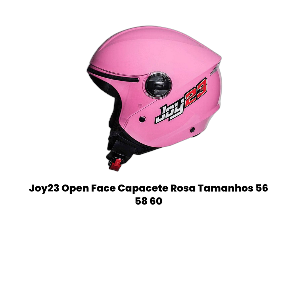 Joy23 Open Face Capacete Rosa - Imagem 2