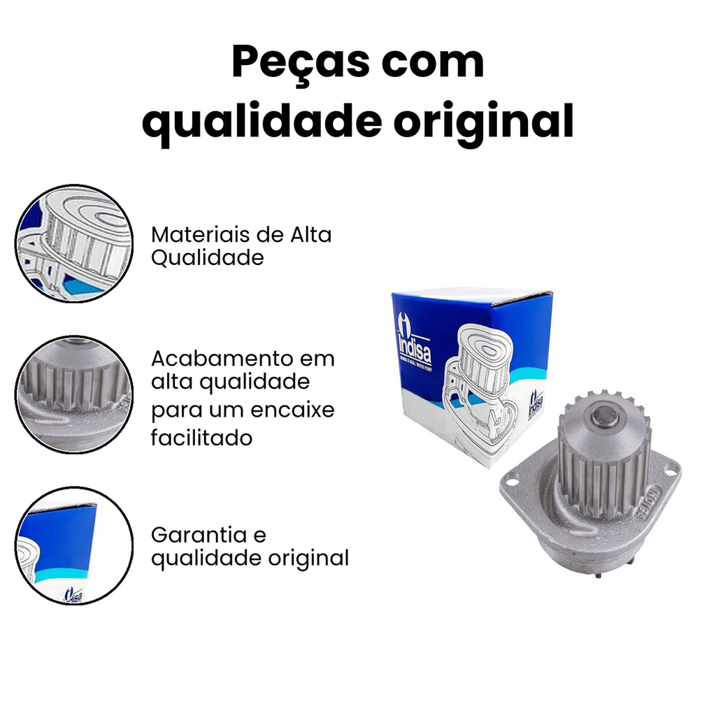 Bomba de Água INDISA 308 206 - 952504 - Imagem 3