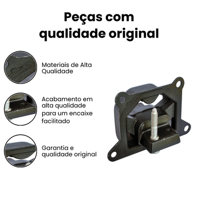 Coxim do Motor Dianteiro Direito Punto - Imagem 3