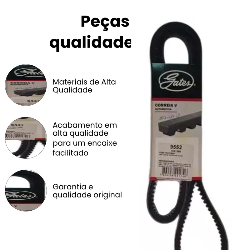 Correia V Volkswagen Passat 1974-1988 Mercedes-Benz O 371 PS - Imagem 3